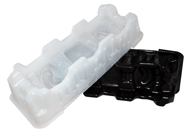 Protective Packaging Buffers, HDPE Stackable tray design