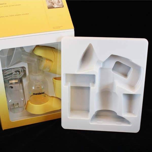 Plastic Box Inserts Packaging for breast pump kit